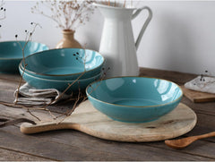 Creatable, 21683, Série Nature Collection Water, Ensemble de cuisson 4 pièces pour 4 personnes, Poke Bowl au Steinzeug, spülmaschinen- und mikrowellengeeignet, Produit de qualité