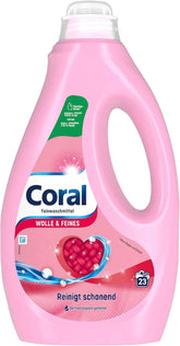 Lessive liquide délicate corail pour laine et linge délicat, 23 lavages, 1,15 litre Détergents à lessive Naty Shop 1,15 litre