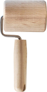 Rouleau de pâtisserie/pâte cylindrique en bois de hêtre Chinchilla® | L'assistant robuste dans la cuisine | Fabriqué en Allemagne | Qualité durable d'Allemagne | 18x5 cm