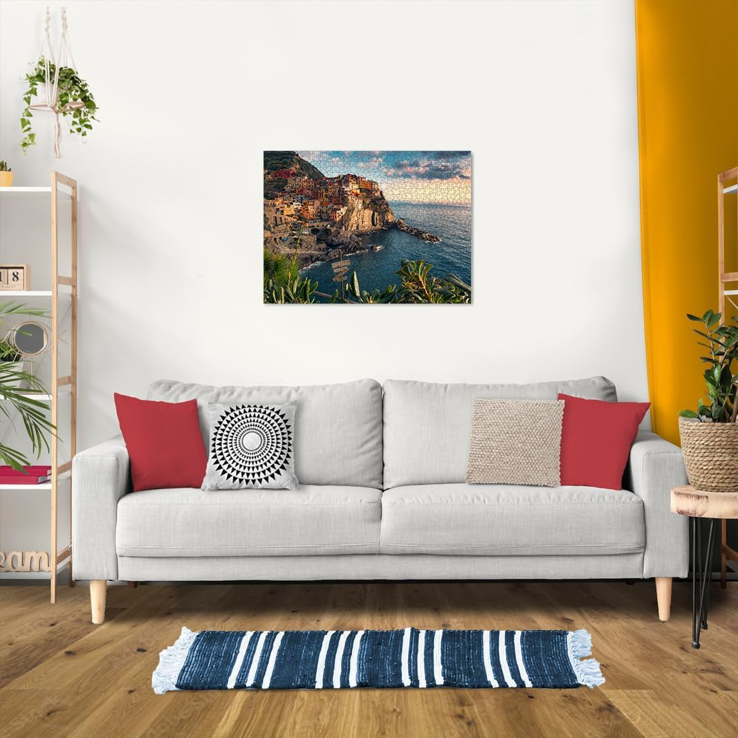 Ravensburger Puzzle 12000755 - Cinque Terre - puzzle jigsaw de 1000 de piese pentru adulți și copii de peste 14 ani Puzzle Naty Shop