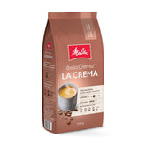 Melitta BellaCrema La Crema Ganze Kaffee-Bohnen 1kg, ungemahlen, Kaffeebohnen für Kaffee-Vollautomat, medium Röstung, geröstet in Deutschland, Stärke 3