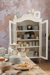 KitchenCraft Living Nostalgia récipient à farine, hermétique, 17 x 12 x 24 cm, crème antique, crème Boîtes de conservation des aliments Naty Shop