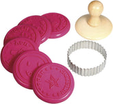 Rayher 28858000 Jeu de tampons à biscuits, 8 pièces, boîte 1 jeu