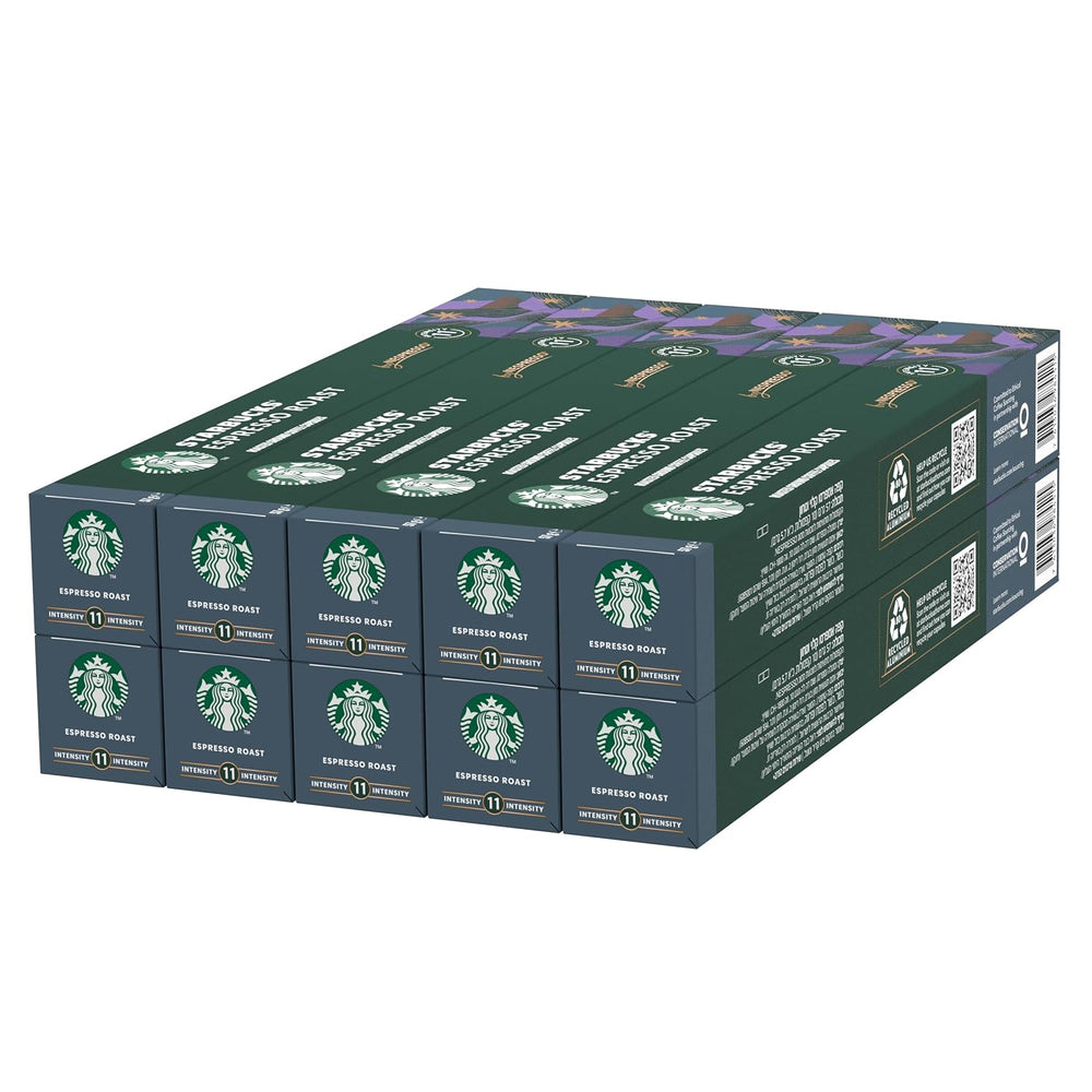 STARBUCKS Espresso Roast de Nespresso, Dunkle Röstung, Kaffeekapseln 10 x 10 (100 Kapseln)