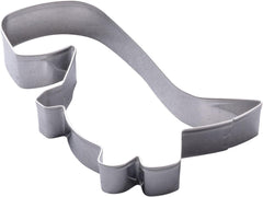 Zenker Lot de 4 emporte-pièces en forme de dinosaure en acier inoxydable – Parfait pour les séances de pâtisserie créatives avec les enfants, passe au lave-vaisselle, design dinosaure moderne, argent