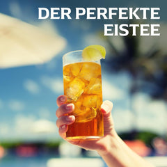 Lipton Peach Iced Tea Set, rafraîchissant pour toute la famille, 18 sachets de thé, poudre de brassage maison