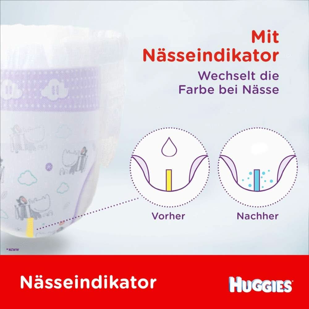 Huggies Ultra Comfort Pants mărimea 4, 9 - 14 kg, Pentru copii activi, Cu indicator de umezeală și tehnologie cloud waistband, 144 scutece Mama si Copilul Naty Shop