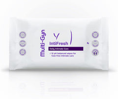 Multi-Gyn Intifresh, lingettes intimes à usage externe, 12 lingettes humides
