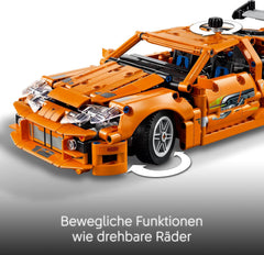 LEGO Technic Fast and Furious Toyota Supra MK4 - Jeu de voiture - Avec moteur à 6 cylindres et porte-clés - Ensemble de modèles pour jeunes et filles à partir de 9 ans - Idée cadeau pour le anniversaire 42204