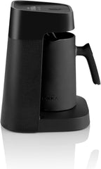 Cafetieră turcească Arzum Okka MINIO JET, 400 W, capacitate 5 căni, protecție la preaplin, sistem de avertizare acustică, cafetieră turcească, crom
