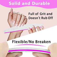 Ensemble de limes à ongles 100/180, limes à ongles en gel, ensemble de limes à ongles, lime à ongles, lime à ongles en gel, pour ongles en gel, manucure pédicure, animaux de compagnie (5 pièces, 5 styles)