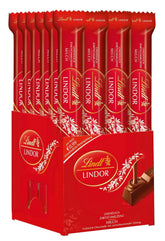 Tablettes de chocolat au lait Lindt LINDOR, 24 x 38 grammes Bonbons au chocolat Naty Shop Default Title