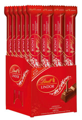 Tablettes de chocolat au lait Lindt LINDOR, 24 x 38 grammes Bonbons au chocolat Naty Shop Default Title