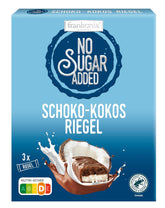 Frankonia, ciocolata fara zahar adaugat, batoane ciocolată - nucă de cocos, 100 g (3x33 g) Naty Shop