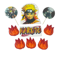 Lot de 9 décorations comestibles, NARUTO