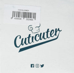 Biscuits aux chips mexicains crâne d'Halloween bleu 8 x 7 x 1,5 cm