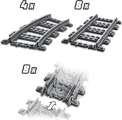 LEGO 60205 City Tracks Ensemble d'extension 20 pièces pour enfants Garçons et filles Ensemble de jouets Jeux de construction Besuche den LEGO-Store
