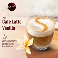 Senseo Pads Café Latte Vanille, 5 x 8 Getränke, 40 Kaffeepads