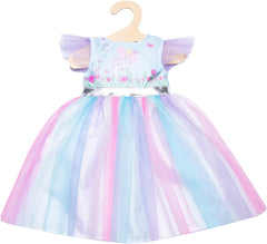 Heless 1130 - Robe pour chiots au design féerique et corne, avec couronne argentée, taille 28 - 35 cm