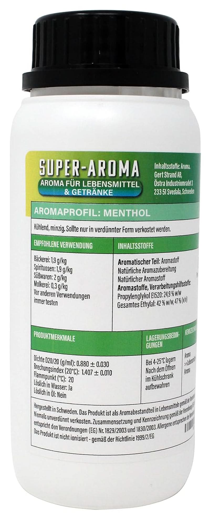 Concentré mentholé 280 ml Arome Naty Shop