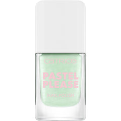 Catrice Pastel Please Vernis à ongles 040 Mint Breeze Vert clair Vernis à ongles pailleté profondément coloré hautement pigmenté Vegan 10,5 ml
