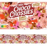 Nestlé Flocons croquants légers à la cannelle et amandes croquantes recouvertes d'un glaçage blanc fondant et d'une saveur de cannelle, paquet de 4 (2 x 75 g chacun)