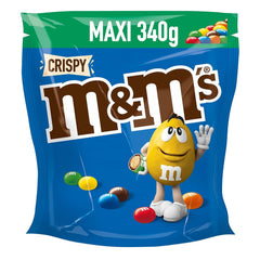 M&M'S Crispy, pépites de chocolat au cœur croustillant Naty Shop Bonbons croustillants au chocolat 340G