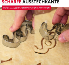 Westmark Emporte-pièce en forme de paragraphe – Emporte-pièces en acier inoxydable pour avocats et professionnels du droit – Forme précise pour pâte, fromage, légumes et décorations de fête, 8 cm