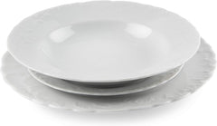 Ménagère Excelsa, 18 pièces, blanc