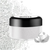 Glitter comestibil, 10 grame, diverse culori Glitter Naty Shop Alb