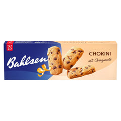 Bahlsen Chokini - 1 Pack - Pâte brisée aux pépites de chocolat et saveur d'orange (1 x 150g)