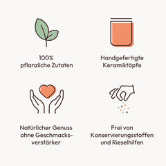 Potluck | Salat Lover 6er Set | Gewürzmischungen im Keramiktopf | Vegan, glutenfrei und mit natürlichen Inhaltsstoffen
