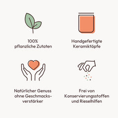 Potluck | Fleur de Sel handgeschöpft | Meersalz im Keramiktopf | 80g | Vegan, glutenfrei und mit natürlichen Inhaltsstoffen