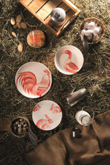 Assiette Excelsa Flora & Fauna, céramique, multicolore