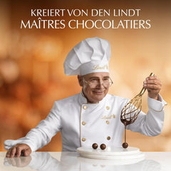 Bile de cheesecake Lindt LINDOR cu ciocolată | Pungă de 137 g | Ciocolată cu lapte cu umplutură de cheesecake care se topește în gură | Cadou de ciocolată | Cadou de ciocolată | LINDOR 75 de ani (Pachet de 4)
