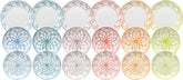 Service de table Lisboa, 18 pièces, porcelaine, multicolore