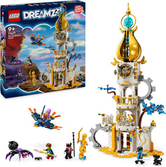 LEGO DREAMZzz 2-en-1 La Tour des Sandmanns, Jeu de château pour enfants à Baen, Set avec niveaux fantastiques incluant Spinne et Vogel, Jeux pour filles et jeunes à partir de 9 ans 71477