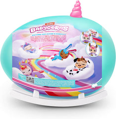 Babycorns Serie 1 de ZURU Magic Babypuppe Katze (Poppy) avec accessoires, jeu de déballage surprise pour enfants et filles