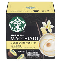 STARBUCKS Probierset, White Cup Variety Pack de Nescafé Dolce Gusto Kaffeekapseln & Vanilla Macchiato de Nescafé Dolce Gusto Kaffeekapseln 6 x 12 (72 Kapseln, 36 Portionen)