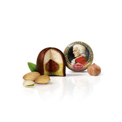 Boules Reber Mozart - 5 sachets de 5 bonbons dans l'édition de Noël - Authentiques boules Reber Mozart, à base de chocolat noir, pâte d'amande et nougat