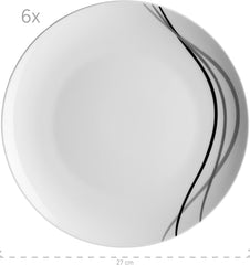 Mäser service de table combiné, porcelaine TAJO, blanc, 40 x 60 x 40 cm