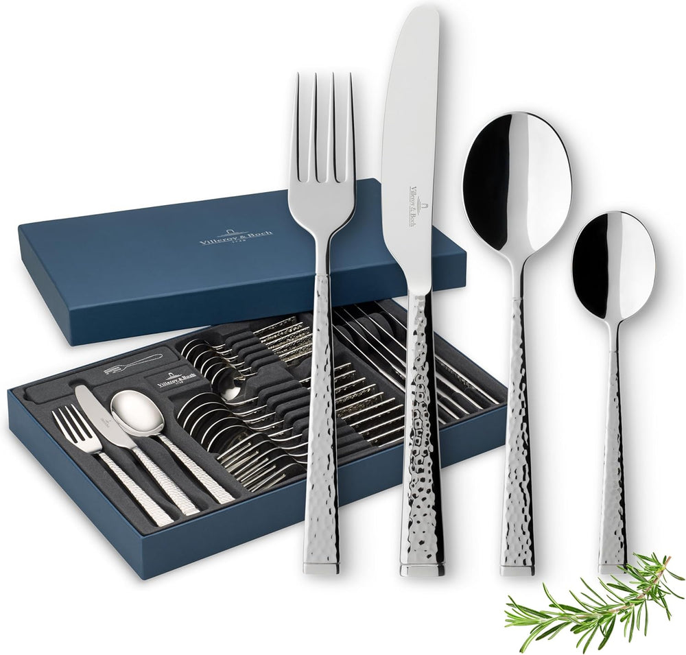 Villeroy & Boch Ménagère de forgeron pour 6 personnes maximum, 24 pièces, acier inoxydable