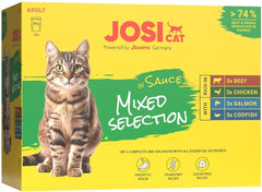Multipack Sélection Mixte en Sauce (12 x 85 g) | Adulte | Nourriture humide premium en sauce pour chats trop grands Multipack myth 4 Sorten | Ohne Konservierungsmittel | paquet de 12