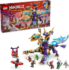 LEGO NINJAGO Lightbow Dragon - jouet avec 8 figurines et une roue Spinjitzu - jouet de construction ninja interactif pour garçons et filles à partir de 9 ans - idée cadeau pour les fans 71836 Jeux de construction Besuche den LEGO-Store Titre par défaut