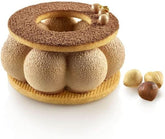 Silikomart, Forme Couronne de Truffe en Silicone Ø 8,2 x H 2,9 cm, 6 alvéoles, 90 ml Cuisine Naty Shop