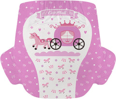 CutiePlusU Couches pour adultes, 10 pièces, culottes jetables pour incontinence avec drap pour femmes et hommes, absorption maximale pendant la nuit – Petite princesse (grande taille 94-119 cm)