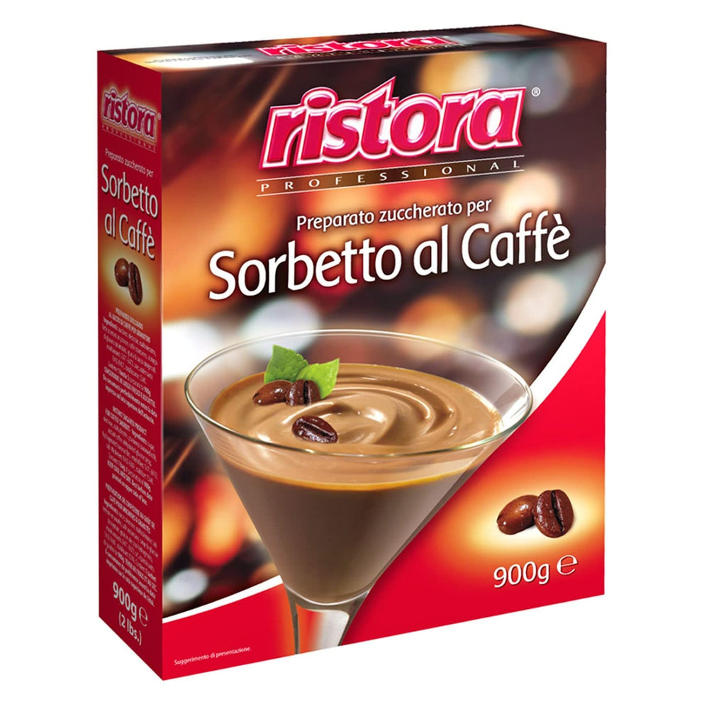 Ristora Professional Crema Sorbetto al Caffè Préparation sucrée pour crème sorbet au café Sans gluten 900g