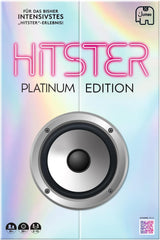 Hitster Platinum Edition – Jeu de musique de fête avec 500 chansons pop, rock, hip-hop, dance et bien plus encore, haut-parleur inclus