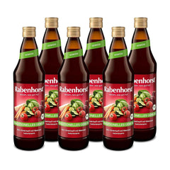 RABENHORST (6 X 700ml) - Jus de légumes de haute qualité à partir de divers légumes Boissons sans alcool Naty Shop