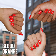 Maybelline New York - Vernis à ongles colorés longue tenue - Couleurs intenses et pigmentées - Renforce les ongles abîmés - Superstay Ink Bonder - Teinte : Blood Orange 493 - 12 ml